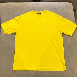 Balenciaga Yellow T-Shirt (Size M)